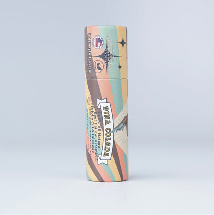 Lady May Tallow Pina Colada Lip Balm, Natural, Hydrating, Long Lasting