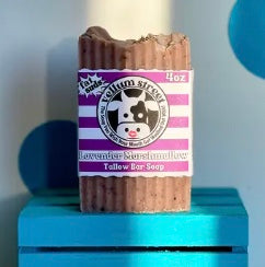 4oz Tallow Bar Soap, Lavender Marshmellow
