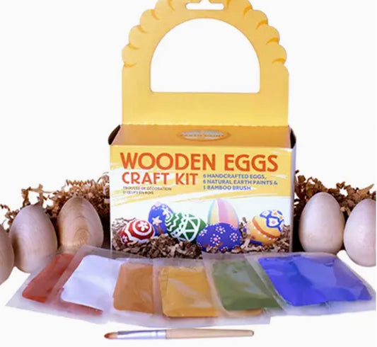 Wooden Eggs Craft Kit
