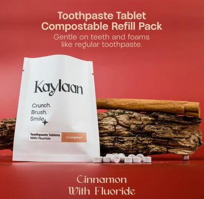 Fluoride Toothpaste Tablets | Cinnamon | Refill