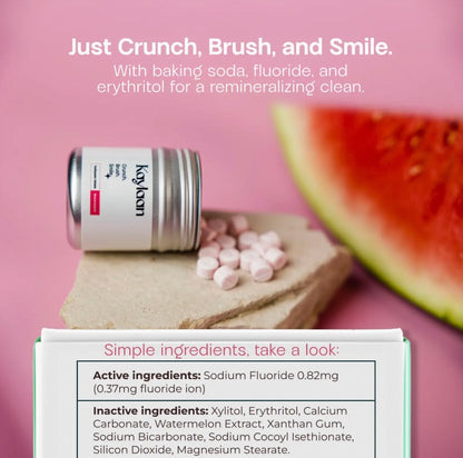 Fluoride Toothpaste Tablets | Watermelon | Refill