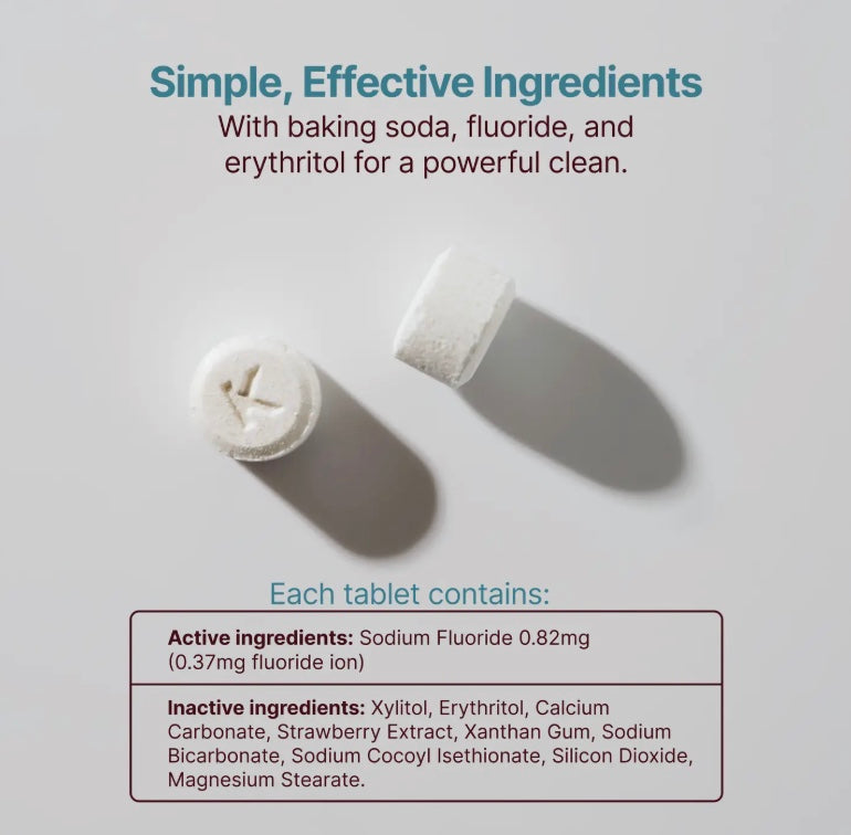 Fluoride Toothpaste Tablets | Mint | Refill