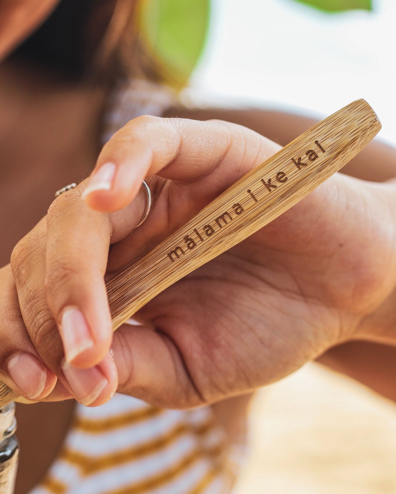 Hawaiian Bamboo Toothbrushes For Adults 2-Pack | Octopus/Whale