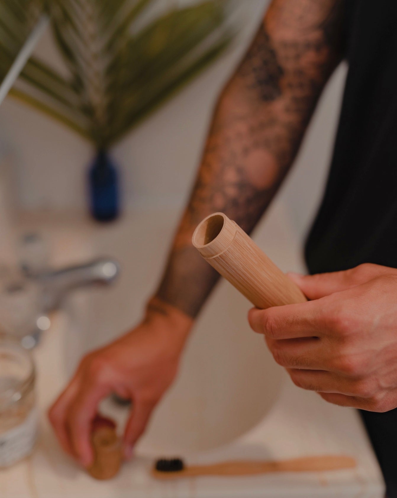 Bamboo Toothbrushes Travel Case