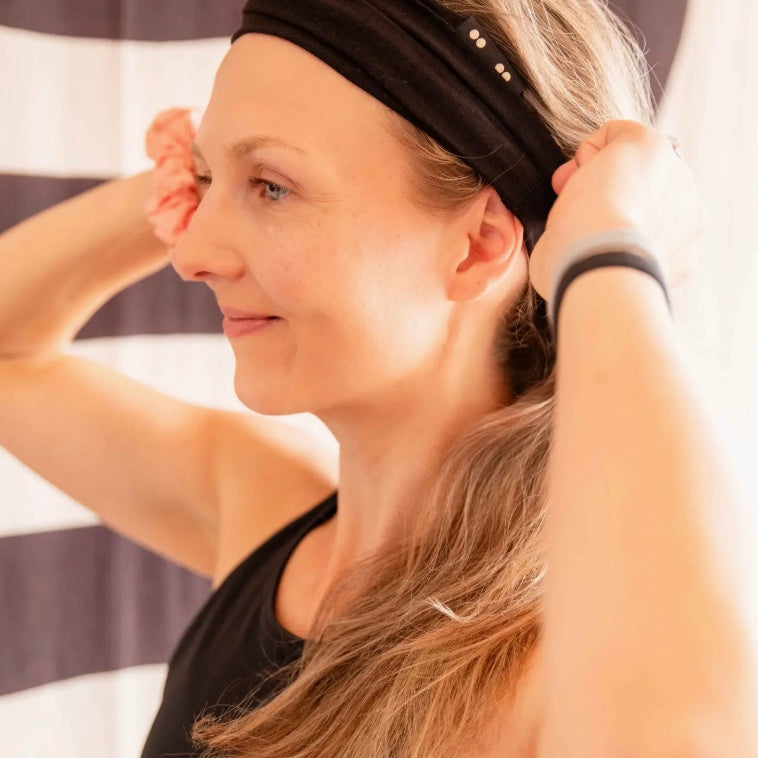 Headband, Organic Twist, Jet Black