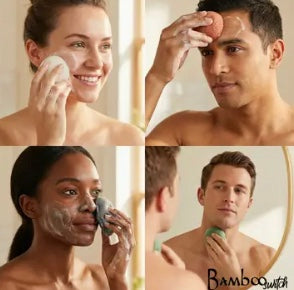 Konjac Facial Cleaning Sponge, Rust