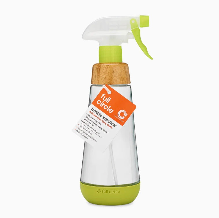 16oz Refillable Glass Spray Bottle - Versatile Stream & Mist Options