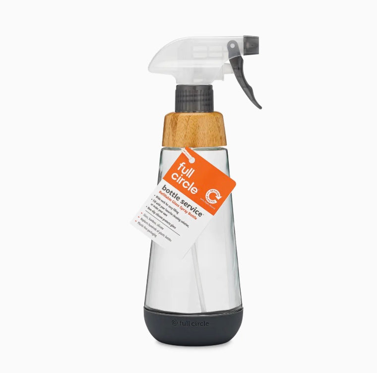 16oz Refillable Glass Spray Bottle - Versatile Stream & Mist Options