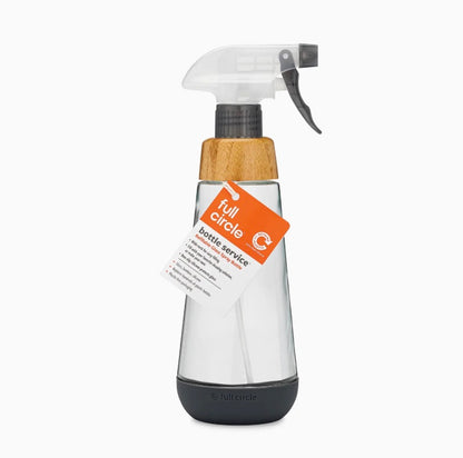16oz Refillable Glass Spray Bottle - Versatile Stream & Mist Options