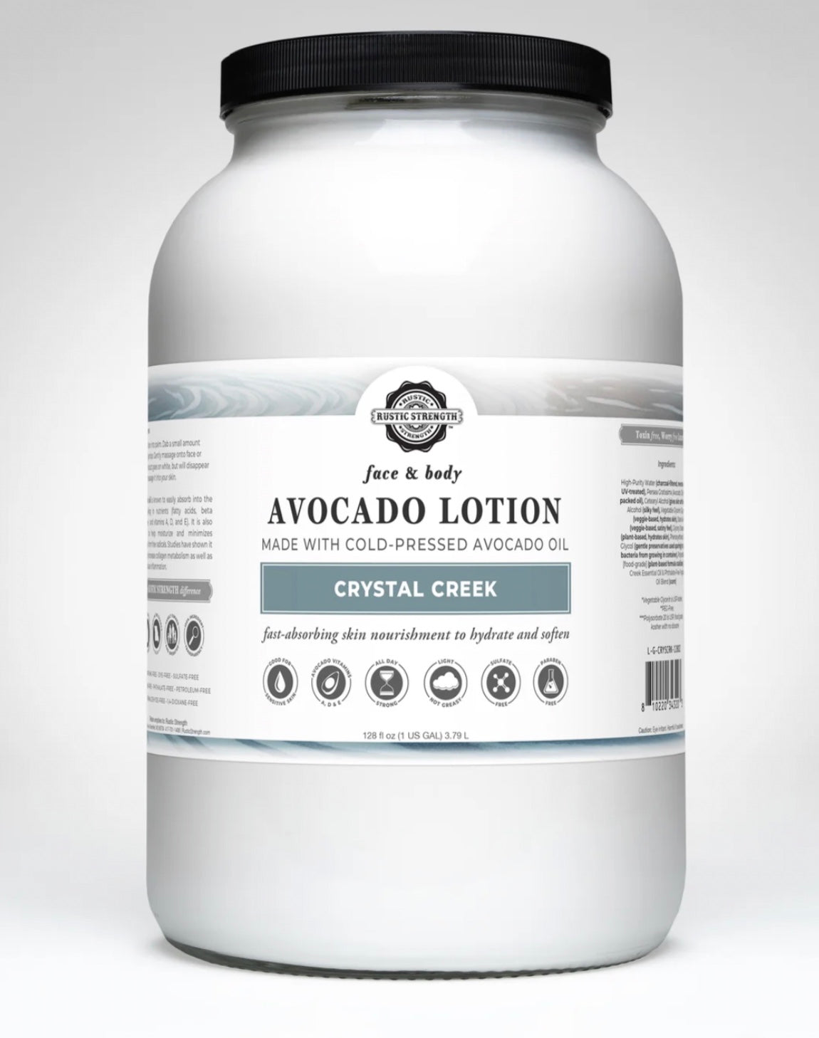 Avocado Lotion for Face & Body | Crystal Creek (603)