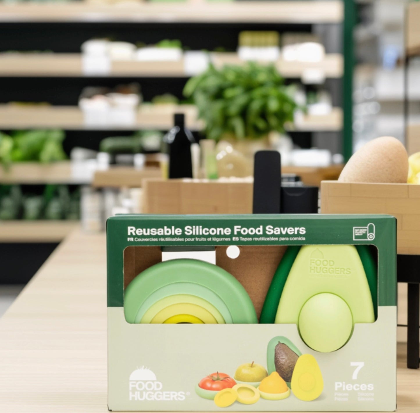 Reusable Silicone Food Savers Gift Set - 7 Pieces