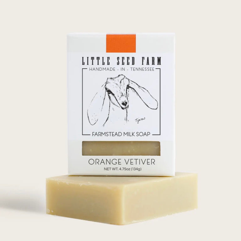 Orange Vetiver Bar Soap - Citrusy & Rejuvenating