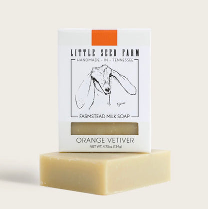Orange Vetiver Bar Soap - Citrusy & Rejuvenating