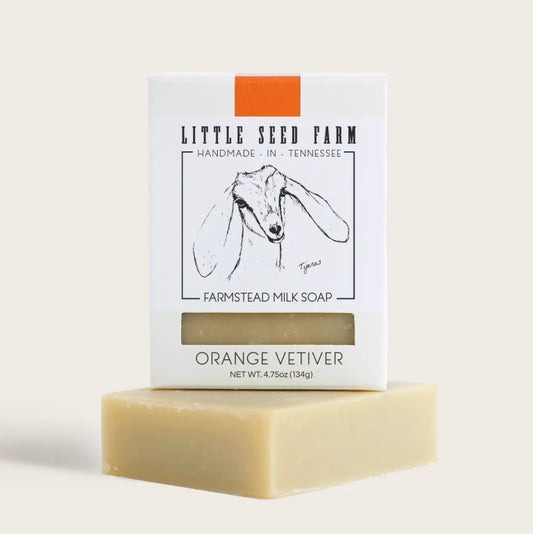 Orange Vetiver Bar Soap - Citrusy & Rejuvenating