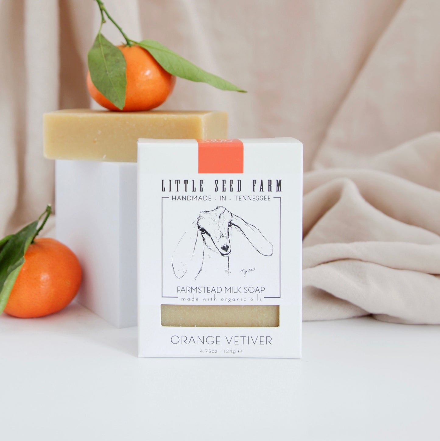 Orange Vetiver Bar Soap - Citrusy & Rejuvenating
