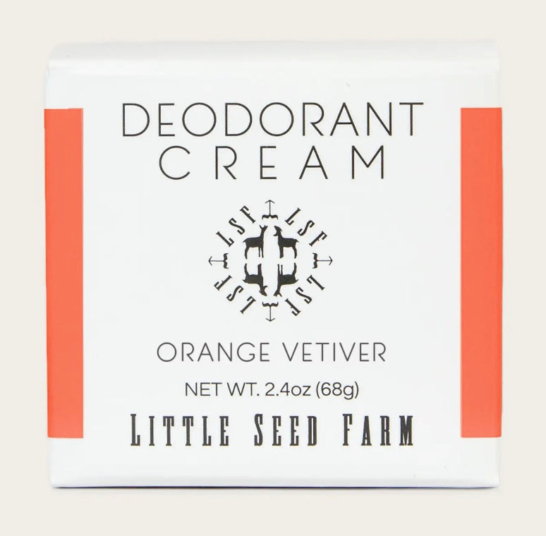 Deodorant Cream, Orange Vetiver