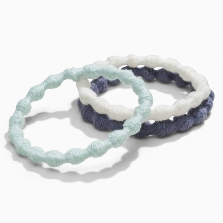 Pearl Hair Ties, Plastic-Free, Creaseless