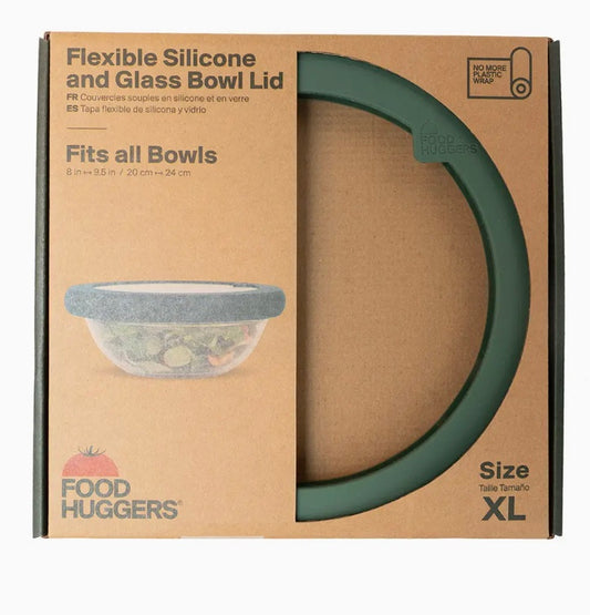 Food Huggers Lid Gradual Green, Extra Large