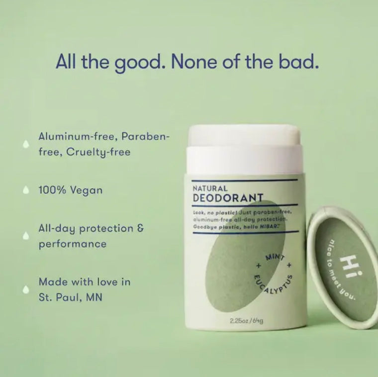 Deodorant, Eucalyptus + Mint