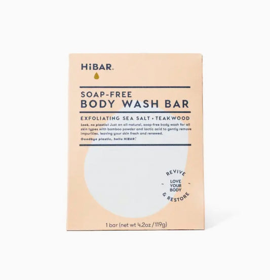 Soap-Free Body Wash Bar, HiBar, Exfoliate