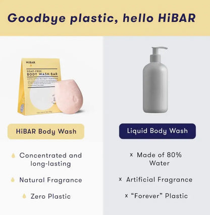 Soap-Free Body Wash Bar, HiBar, Exfoliate