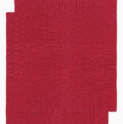 Ecologie, Swedish Discloths Set of 2, Carmine