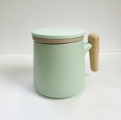 Japanese Style Ceramic Mug with Infuser
