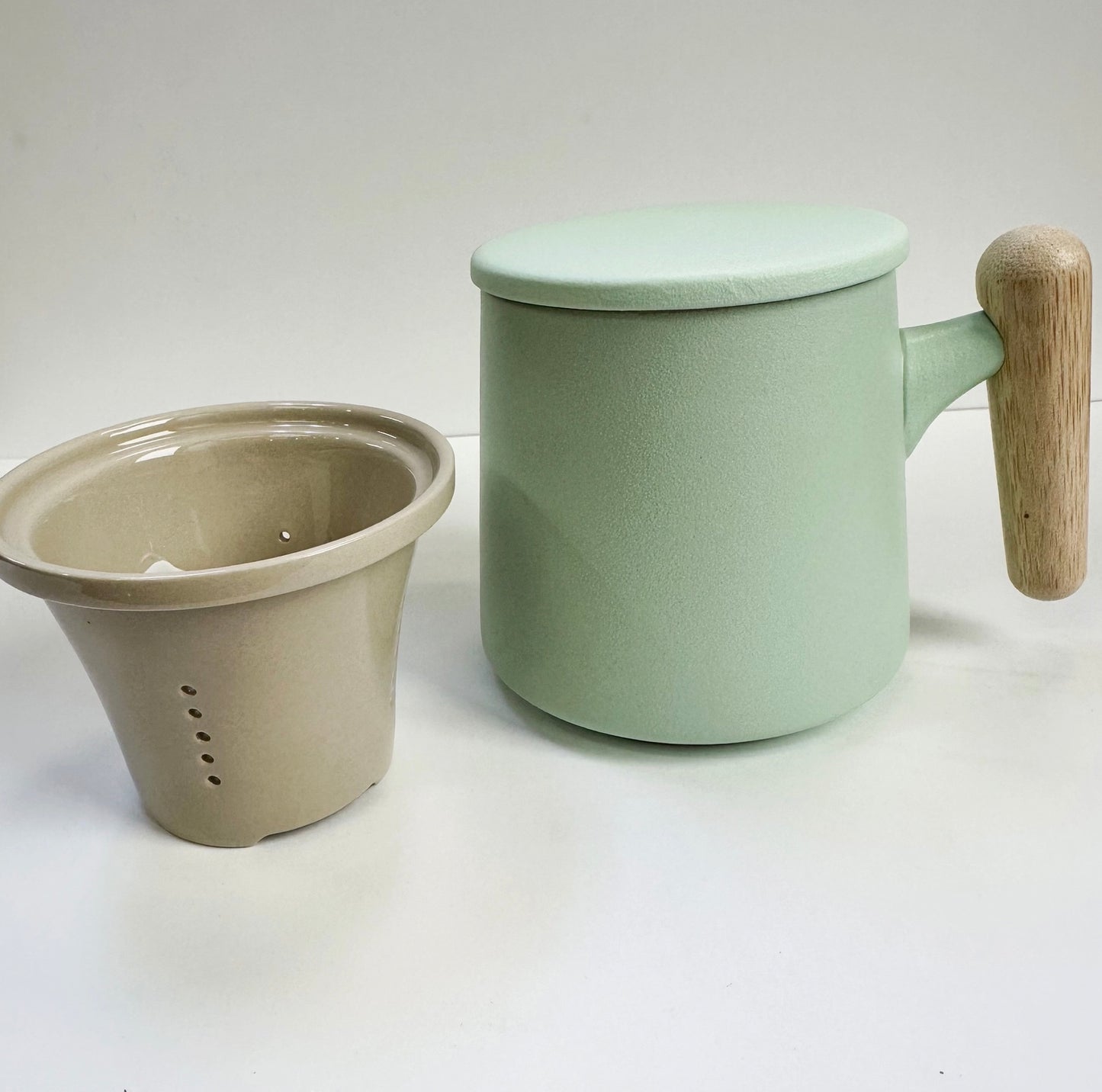 Japanese Style Ceramic Mug with Infuser