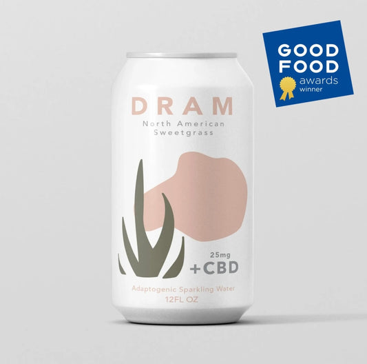 Sweetgrass Adaptogenic Sparkling Water