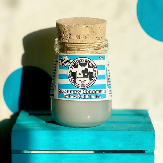 3oz Tallow & Beeswax Balms, Rosemary Chamomile