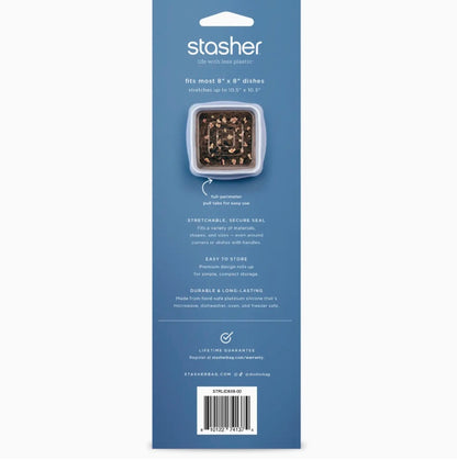 Square 8x8 Silicone Stretch Lids