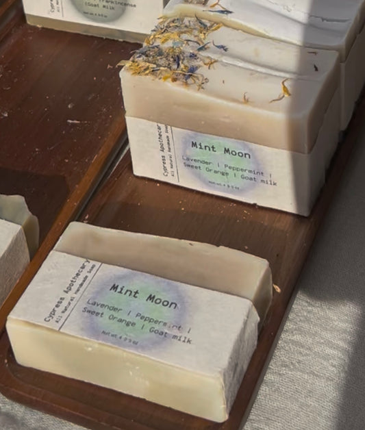 Cypress Apothecary Soap, Mint Moon