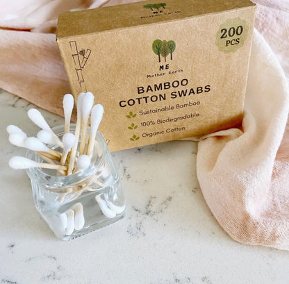 Bamboo Cotton Swabs