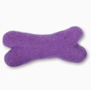 Eco Wool Toy Dog Bone