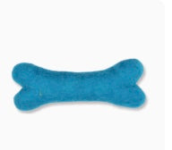 Eco Wool Toy Dog Bone