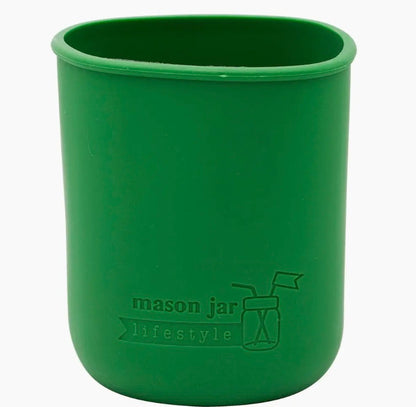 Silicone Sleeve for Wide Mouth Pint 16oz Mason Jars