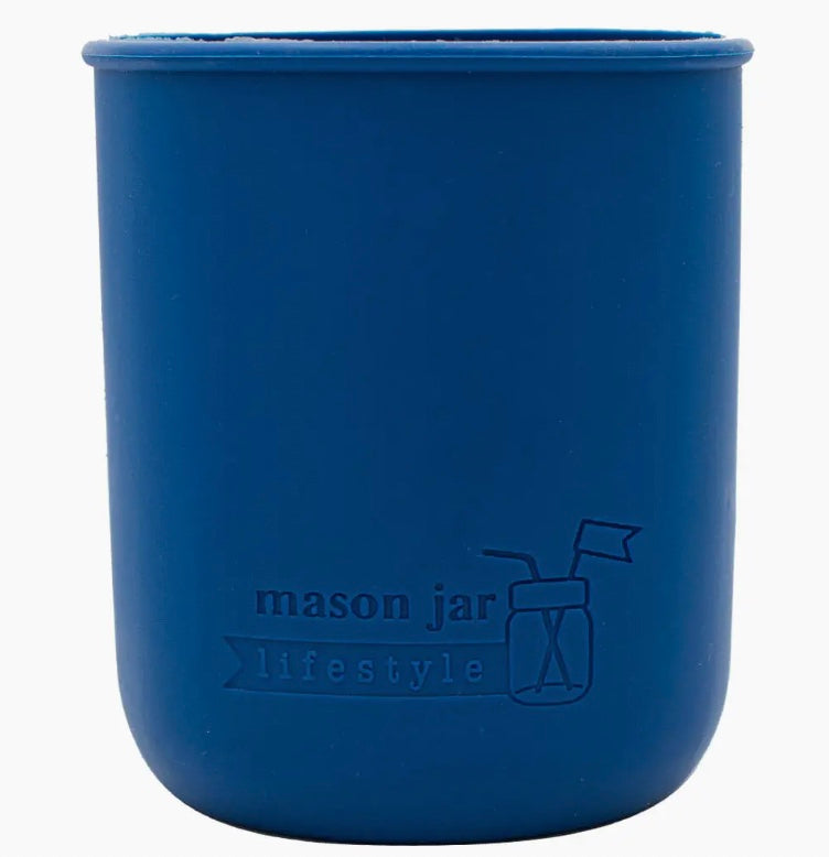 Silicone Sleeve for Wide Mouth Pint 16oz Mason Jars