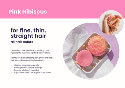 Pink Hibiscus, Conditioner Bar