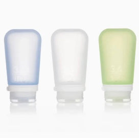 GoToob+ 3-Pack Refillable Silicone Travel Bottles - Large