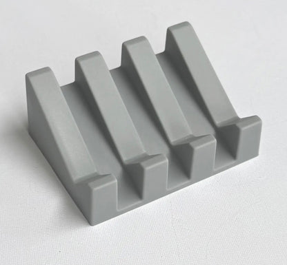 Silicone Self-Draining Angled Soap Dish