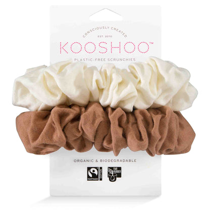 Scrunchie, Plastic Free, Cappuccino