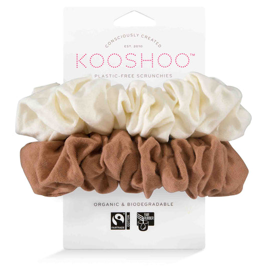 Scrunchie, Plastic Free, Cappuccino