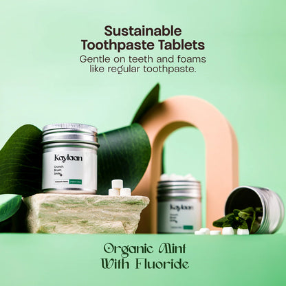 Fluoride Toothpaste Tablets | Mint | Tin