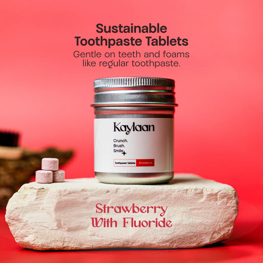 Fluoride Toothpaste Tablets | Strawberry | Bulk (595)