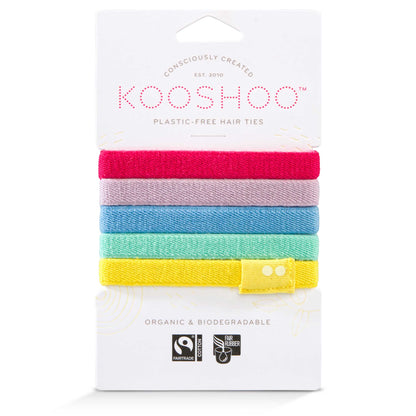 Hair Ties, Plastic-Free, Rainbow