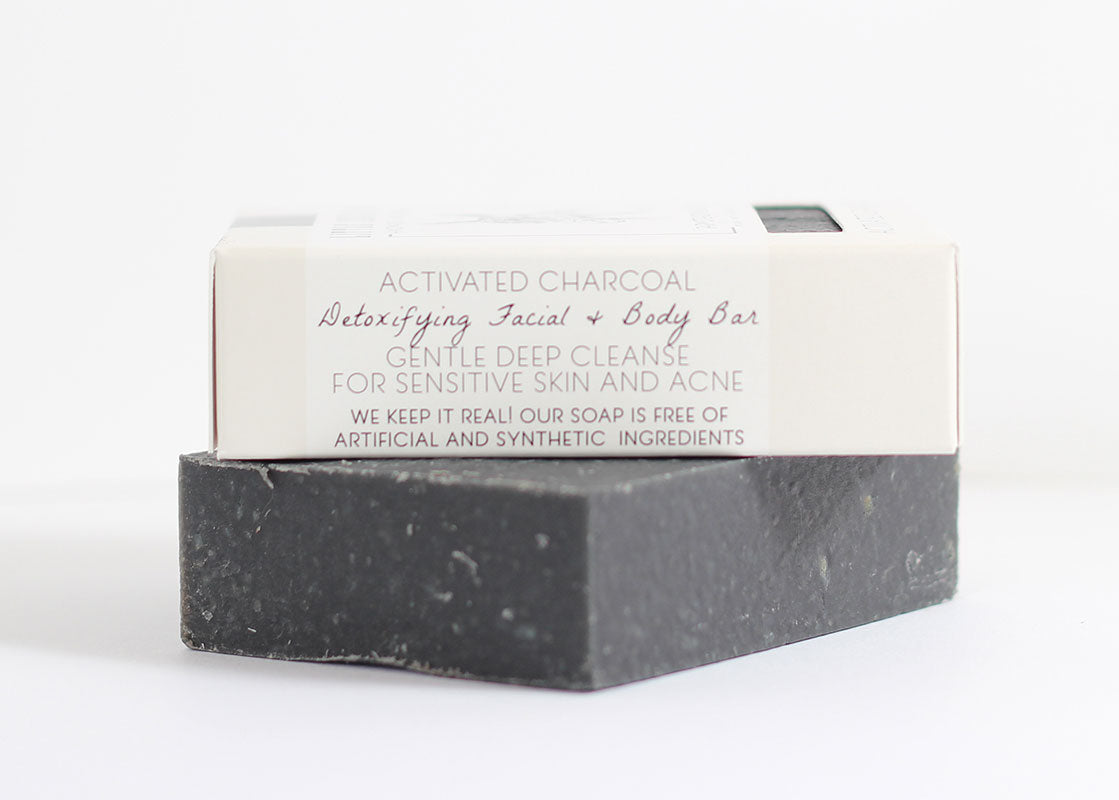 Activated Charcoal Bar Soap - Detoxifying & Deep Cleansing Bar