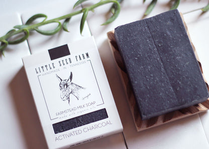 Activated Charcoal Bar Soap - Detoxifying & Deep Cleansing Bar